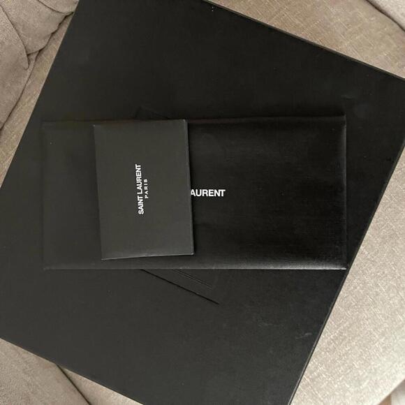 Saint Laurent OPYUM SANDAL CROCODILE LEATHER WITH BLACK HEEL - Picture 5 of 6